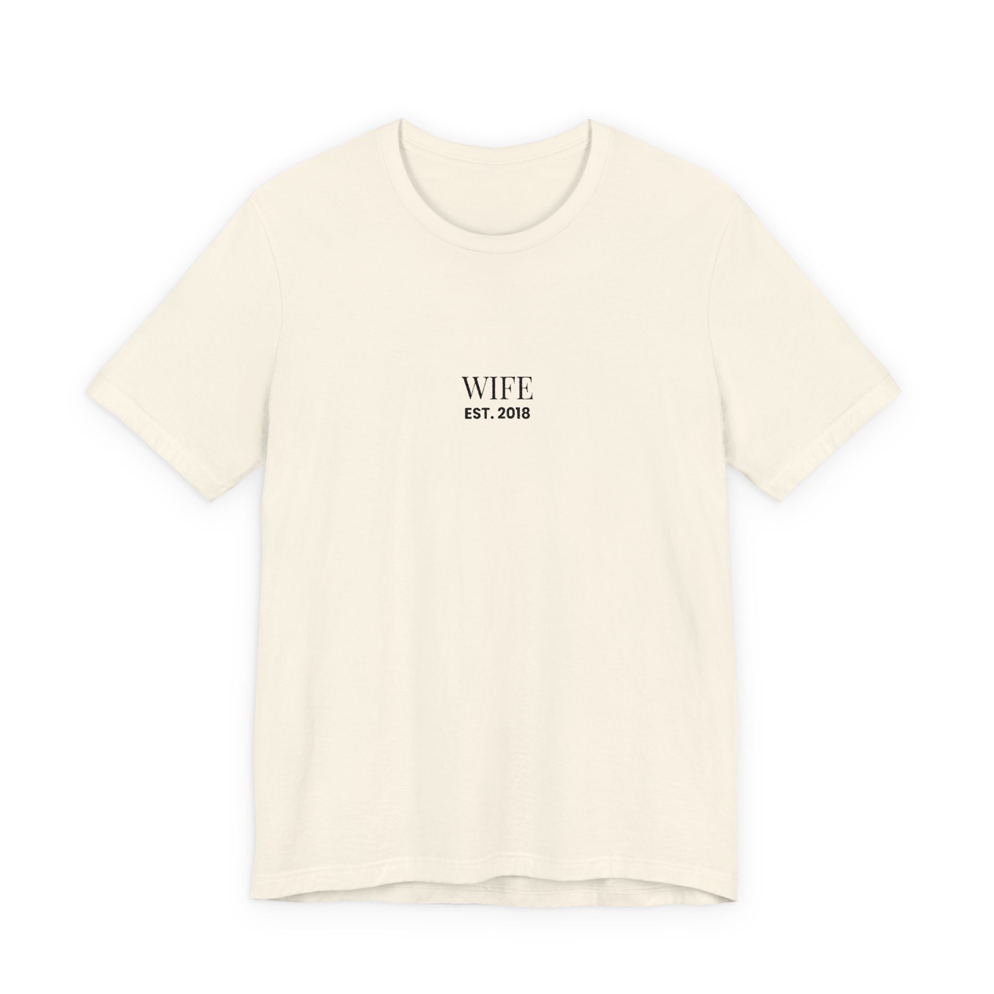 Wife Est. 2018 Tee