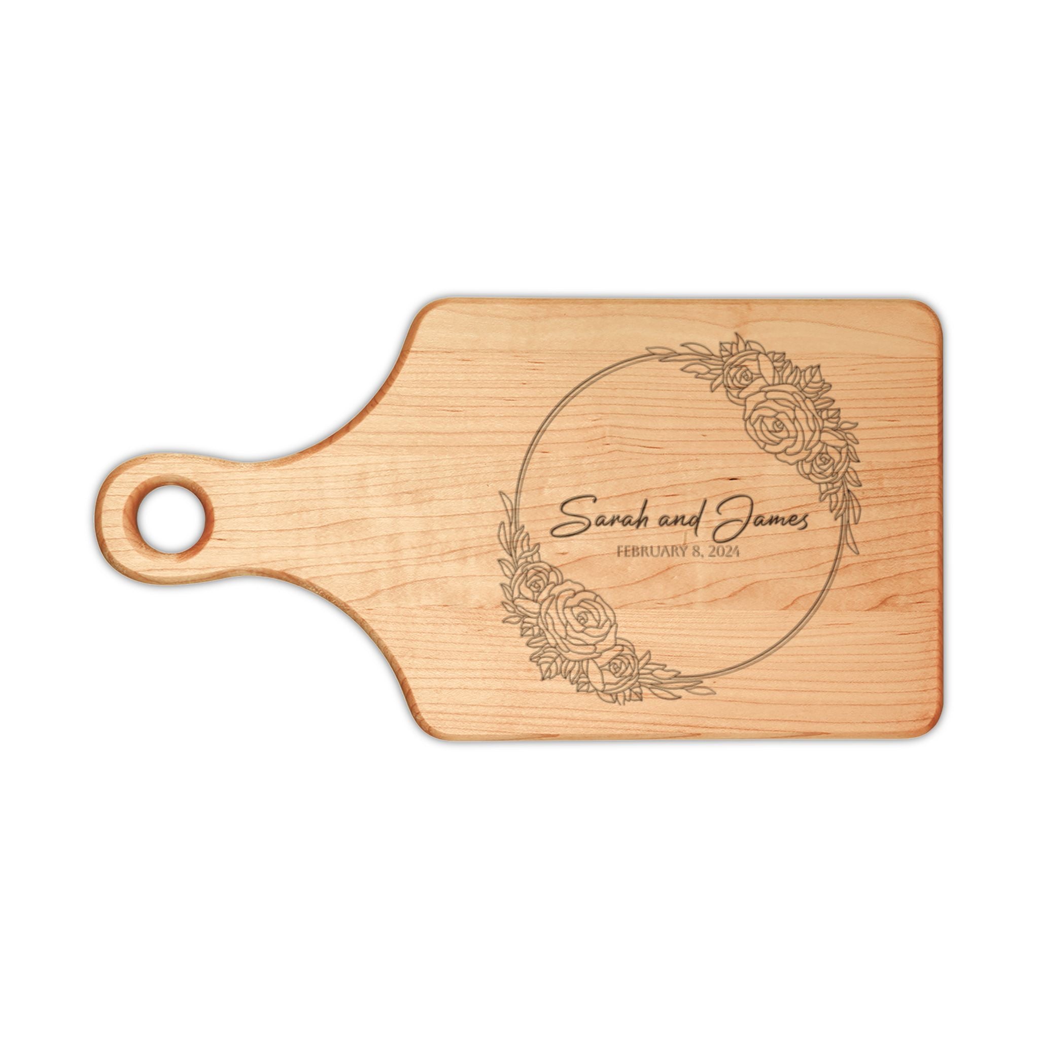 Copy of Engraved Wood Cutting Board – Personalized 'The Jansen's EST. 2026' 3 Serving/Chopping Board