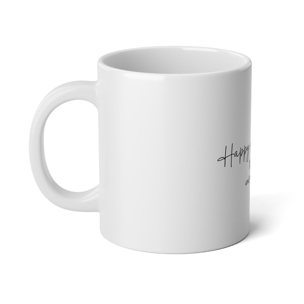 Anniversary 20oz Jumbo Mug — “Happy Anniversary, X years and forever more”